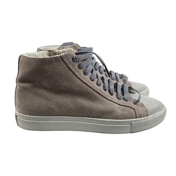 P448 Shoes - P448 Skate High Top Sneakers Pink Suede‎ Sherpa Lining EU 41 US Women 10.5